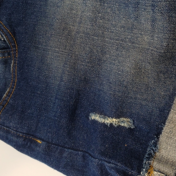 2 pairs of denim shorts, liquid and lucky brand - fits size 14 - Picture 5 of 16